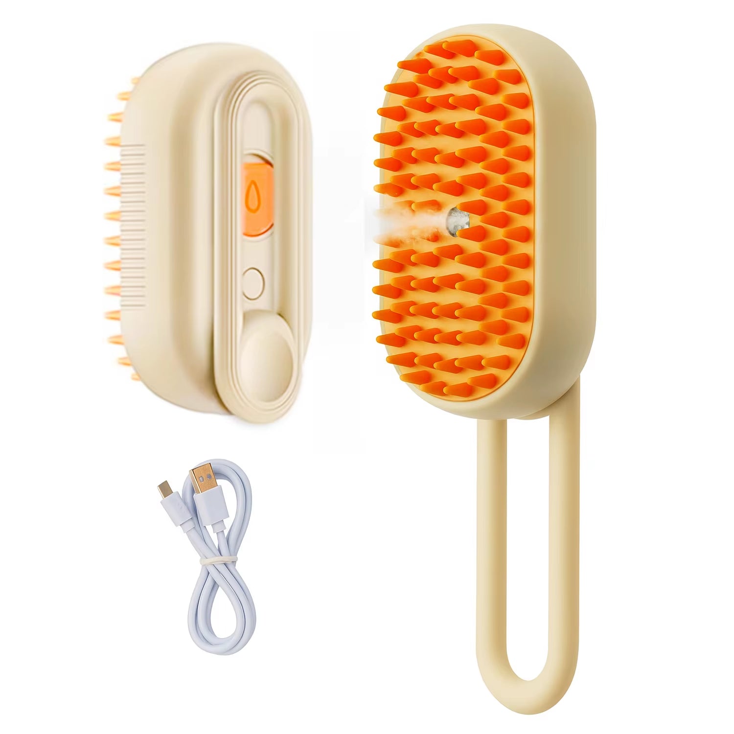 Cat Steam Brush for Shedding Dog Brush with Steam Pet Multifunctional Hair Cleaning Brush Comb for Spray 3 in 1 Pet Grooming For